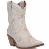 Shoes * | Flash Sale Dan Post Boot Co. Primrose Cowboy Boots White