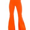 Gameday * | Budget Vibrant Keep It Up High Waisted Flare Jeans Apparel Orange