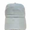 Gameday * | Deals Josie'S Boutique Vintage Grey Mesh Baseball Hat Accessories