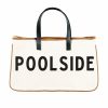 Gameday * | Cheapest Accessories Poolside Canvas Tote Bags