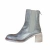 Shoes * | Discount Free People Essential Chelsea Metallic Bootie Gunmetal