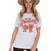 T-Shirts * | Best Sale Kissed Apparel Retro Tis The Season Fall Graphic Tee Ash Gray