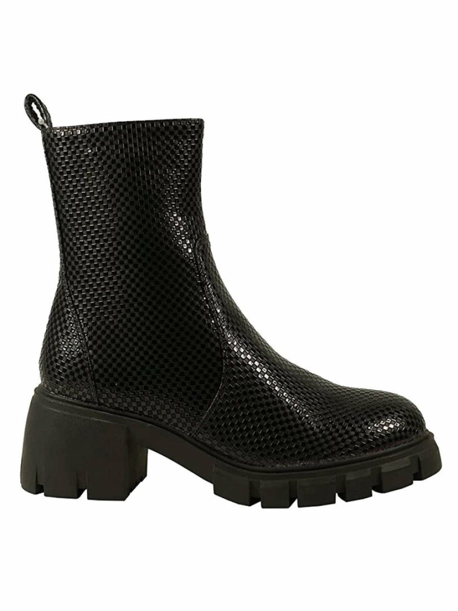 Shoes * | New Air Rider Jayce Square Bootie Black