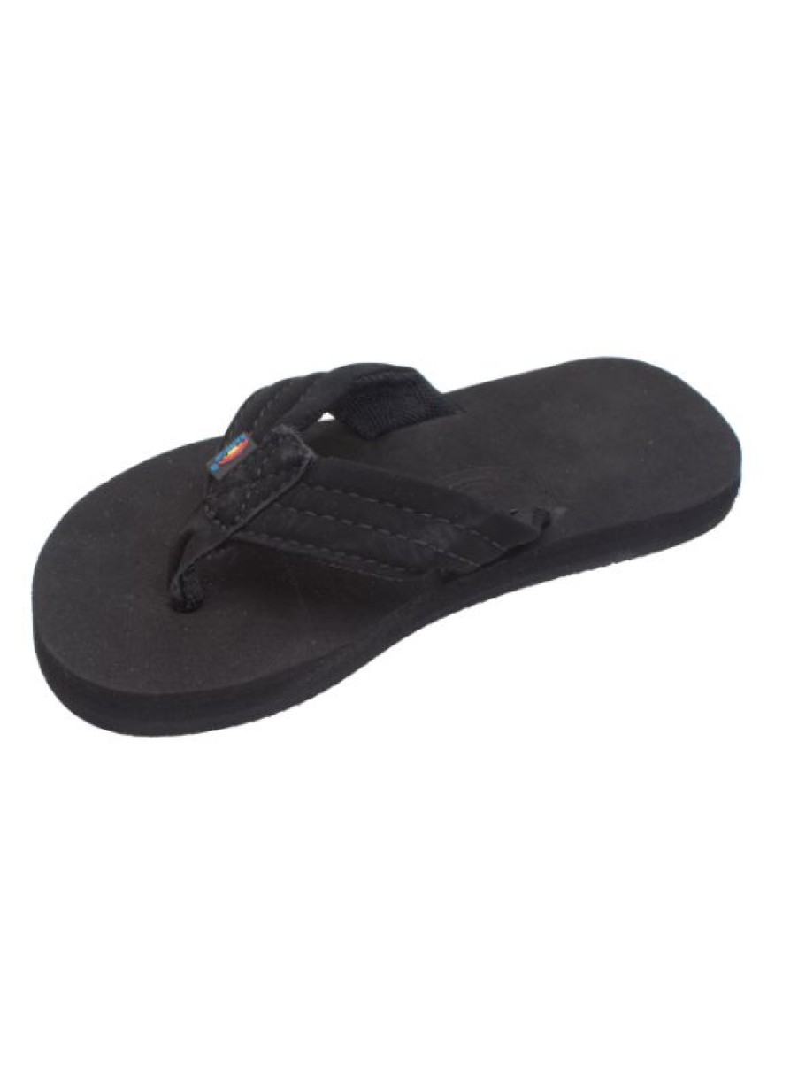 Shoes * | Top 10 Footwear Kids Grombow Rubber Sandal Black