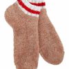 Gameday * | Flash Sale Accessories Holiday Cozy Chenille Rugby Low Socks