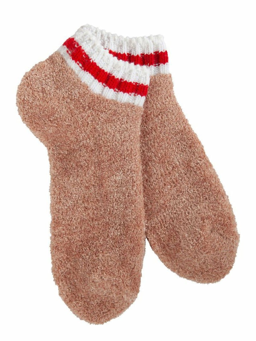 Gameday * | Flash Sale Accessories Holiday Cozy Chenille Rugby Low Socks