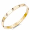 Gameday * | Cheap Impression Costume Jewelry Stainless Steel Bangle Bracelet