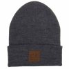 Gameday * | Best Sale Accessories Dark Melange Grey C.C Logo Beanie Hats