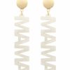 Gameday * | Best Sale En Stella Mama Acetate Letter Earrings