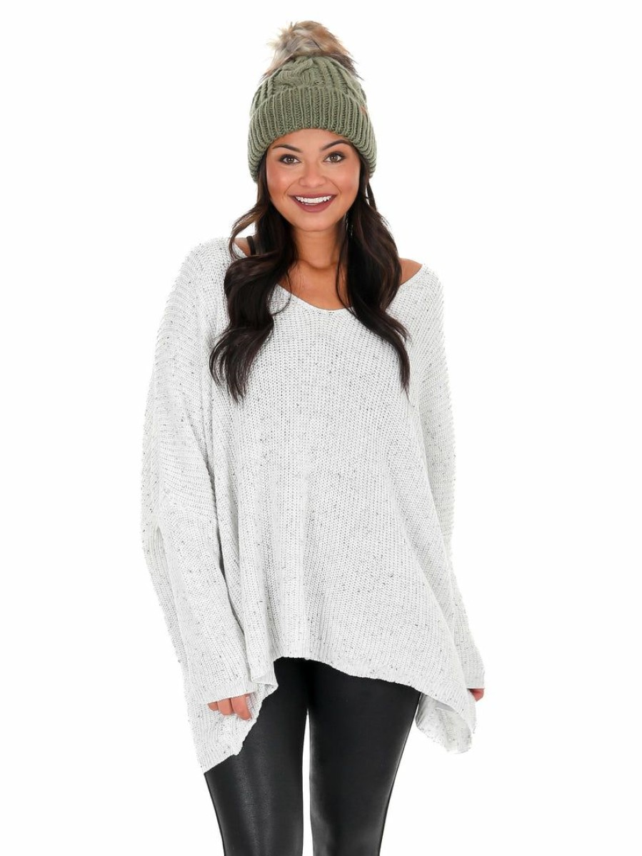 Clothing * | Best Sale Miracle Easy On Me Oversized Sweater Tops