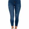 Clothing * | Budget Josie'S Boutique On My Time Crop Skinny Jeans Medium Denim