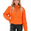 Gameday * | Flash Sale Hyfve Key To The City Puffer Jacket Orange