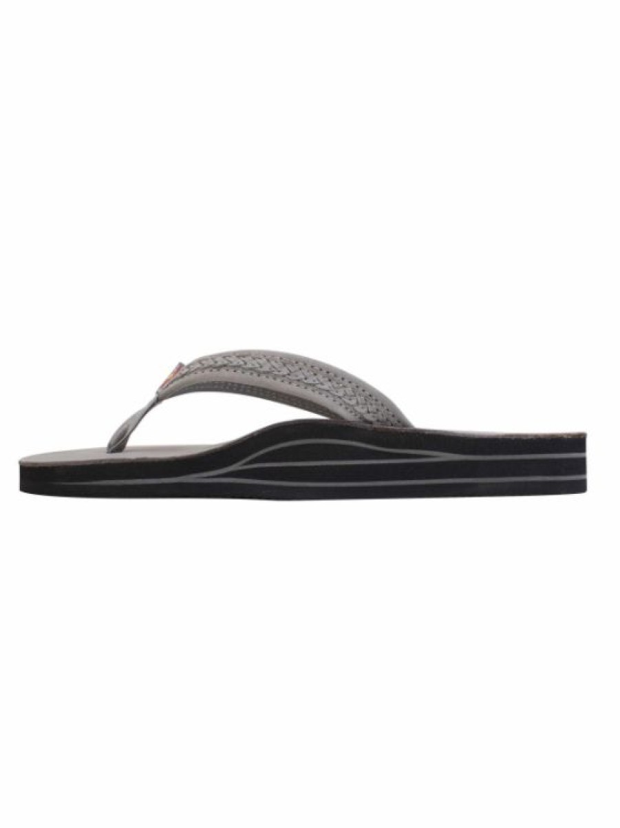 Shoes * | Best Reviews Of Footwear The Willow Double Arch Support Leather Sandal Grey