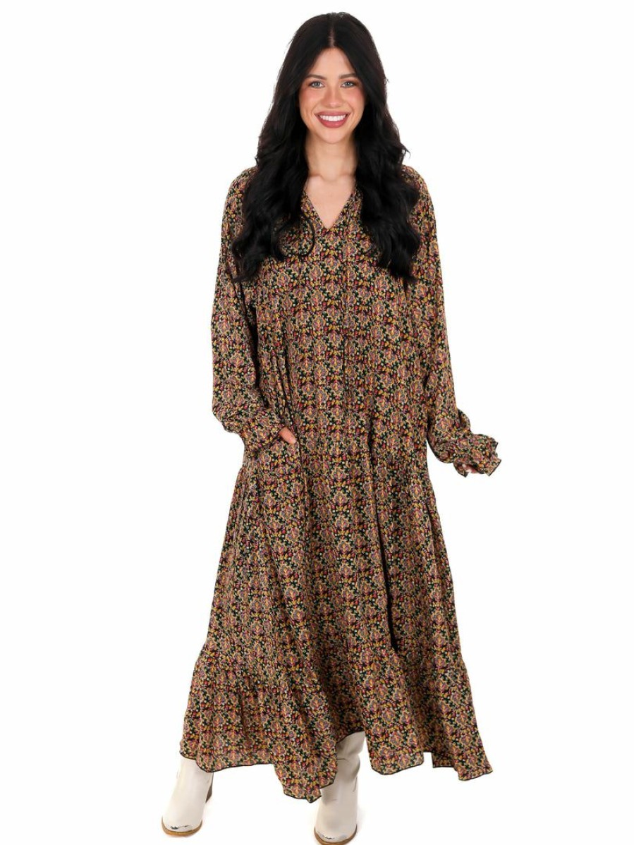 Clothing * | Hot Sale Listicle Dresses Better Days Boho Maxi Dress