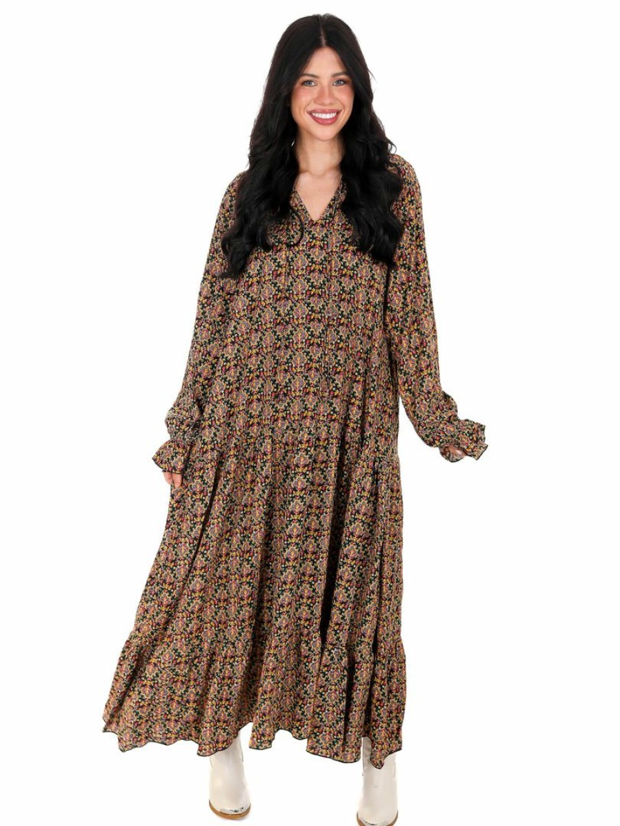 Clothing * | Hot Sale Listicle Dresses Better Days Boho Maxi Dress