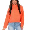 Gameday * | Best Sale Mustard Seed Peace Train Turtle Neck Sweater Gameday