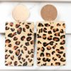 Gameday * | Best Deal Jewelry Soft Leopard Rectangle Earrings