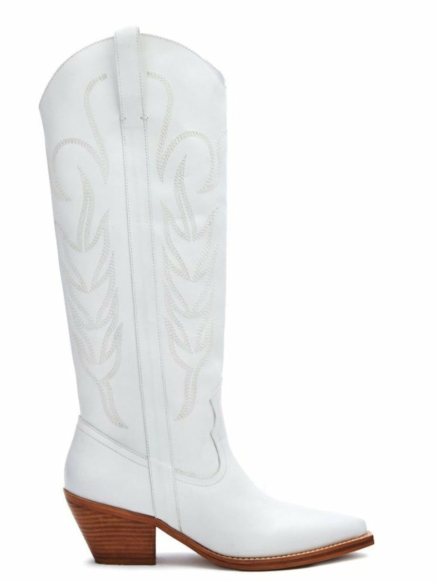 Gameday * | Brand New Matisse Footwear Agency Western Boots White