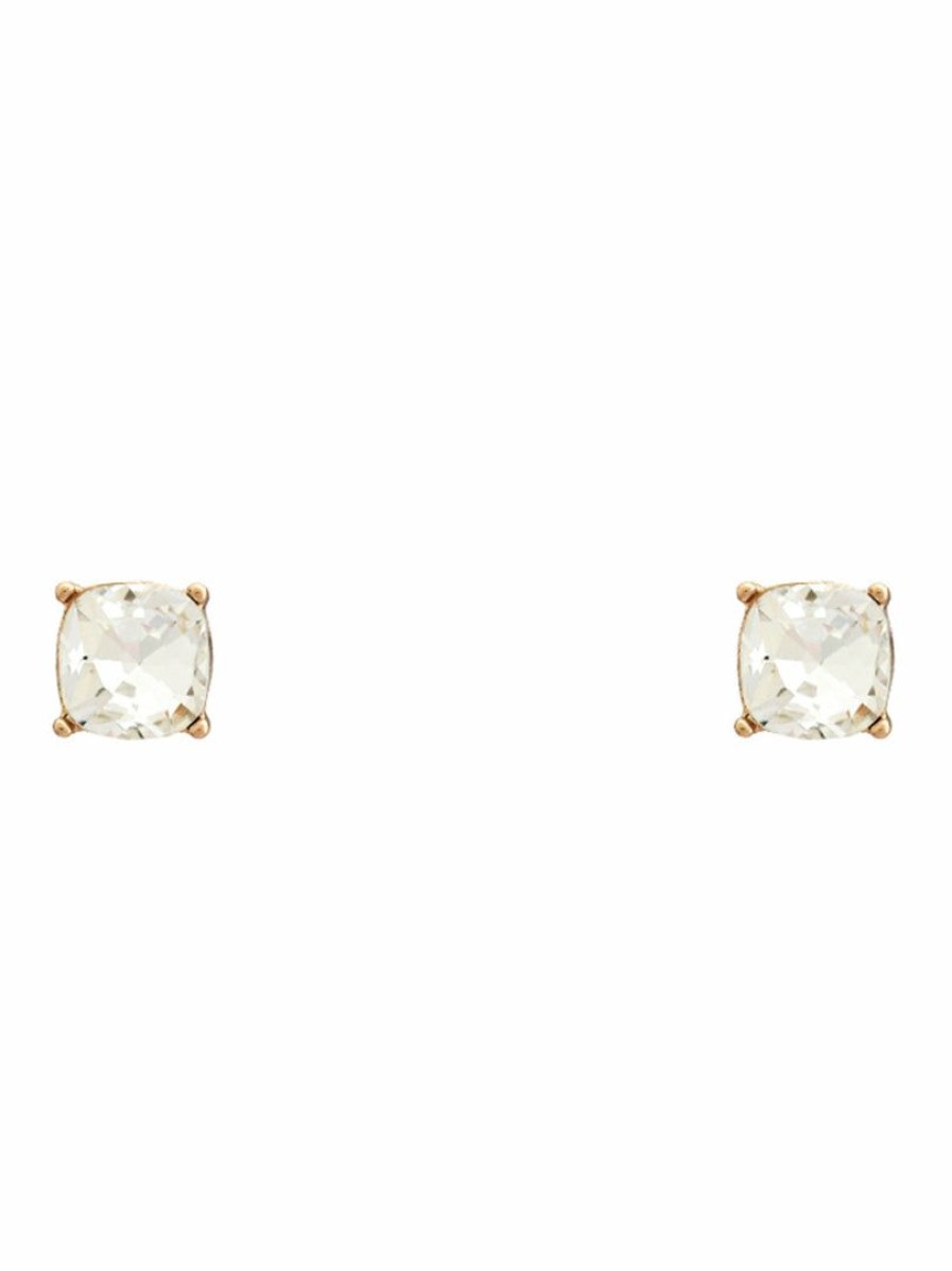 Gameday * | Promo Rnk Glass Rhinestone Stud Earrings