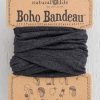 Gameday * | Promo Accessories Heather Charcoal Boho Bandeau Natural Life