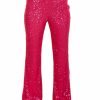 Clothing * | Cheapest Main Strip Rhinestone Cowboy Sequin Pants Fuchsia