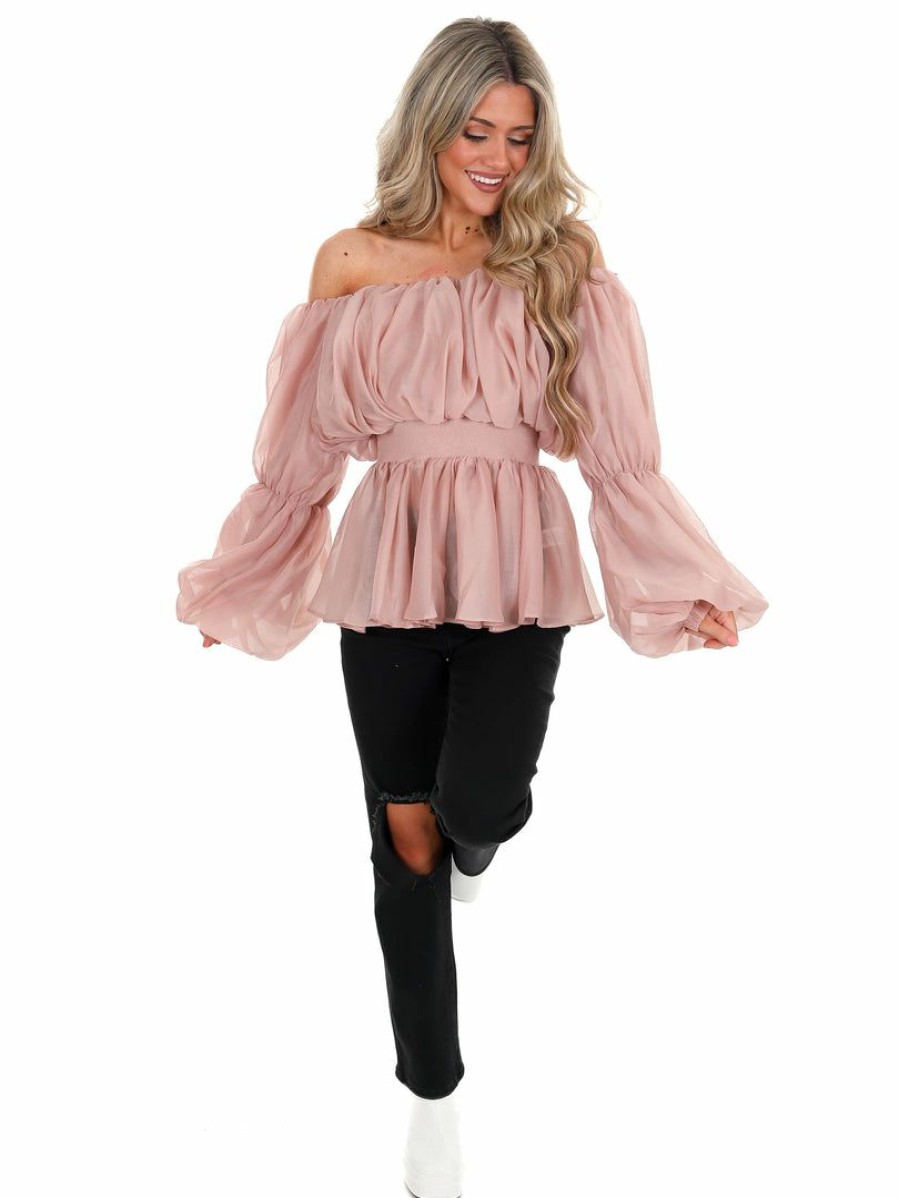 Clothing * | Brand New Cloud Ten Family Affair Ruffle Top Tops