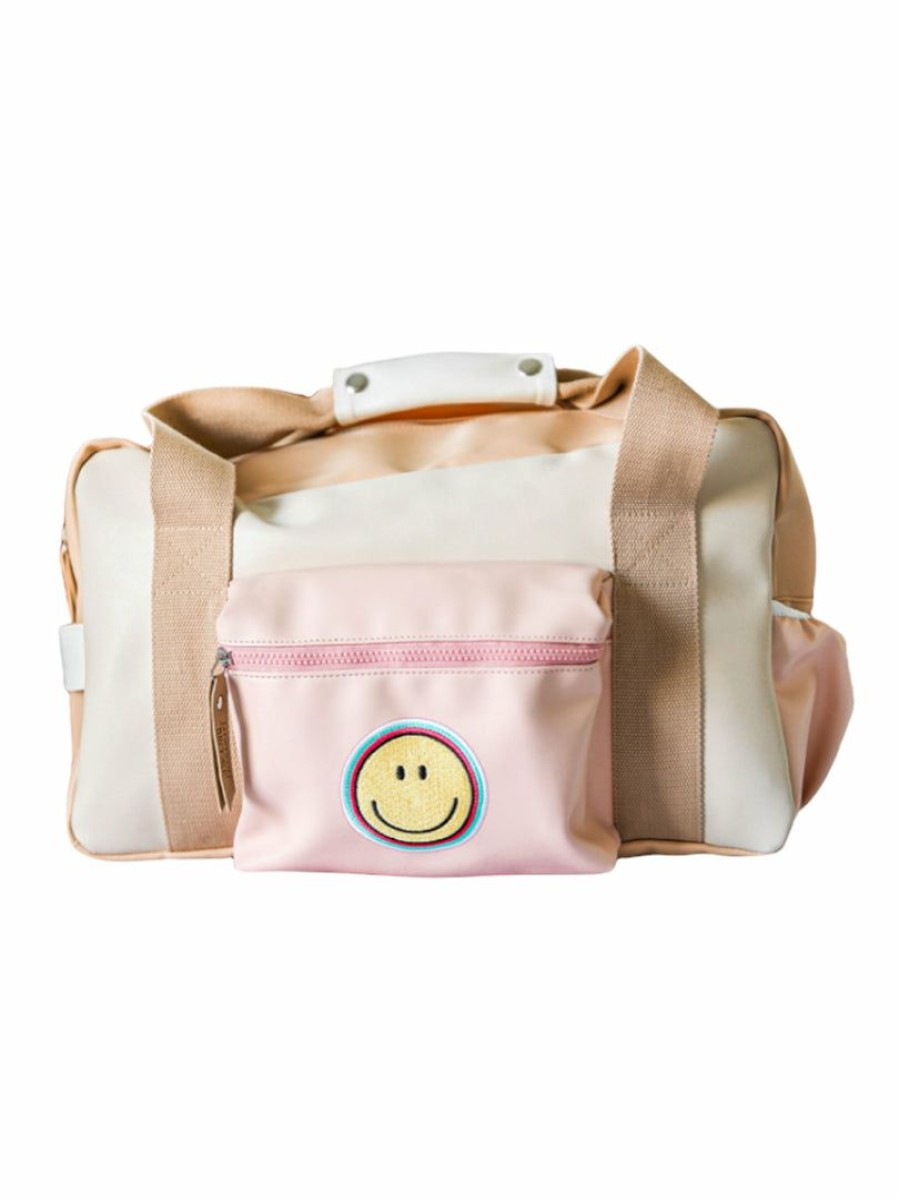 Gameday * | New Accessories Happy Face Patch Dufflebag