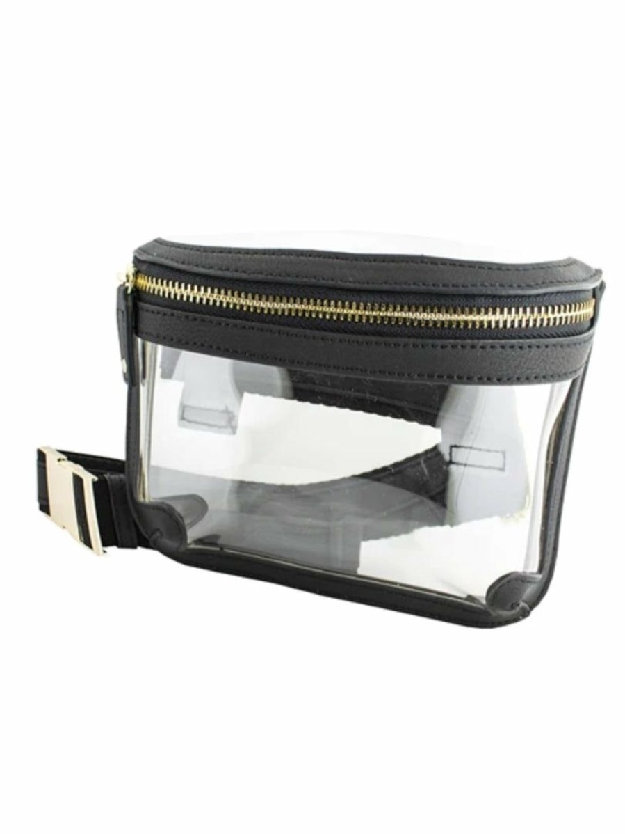 Gameday * | New Capri Designs Clear Black Belt Bag Gameday