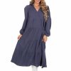 Clothing * | Best Deal Umgee Passing Through Maxi Dress Dresses