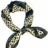 Gameday * | Buy Accessories Satin Leopard Square Scarf