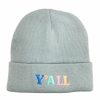 Gameday * | Brand New Jadelynn Brooke Y'All Grey Beanie