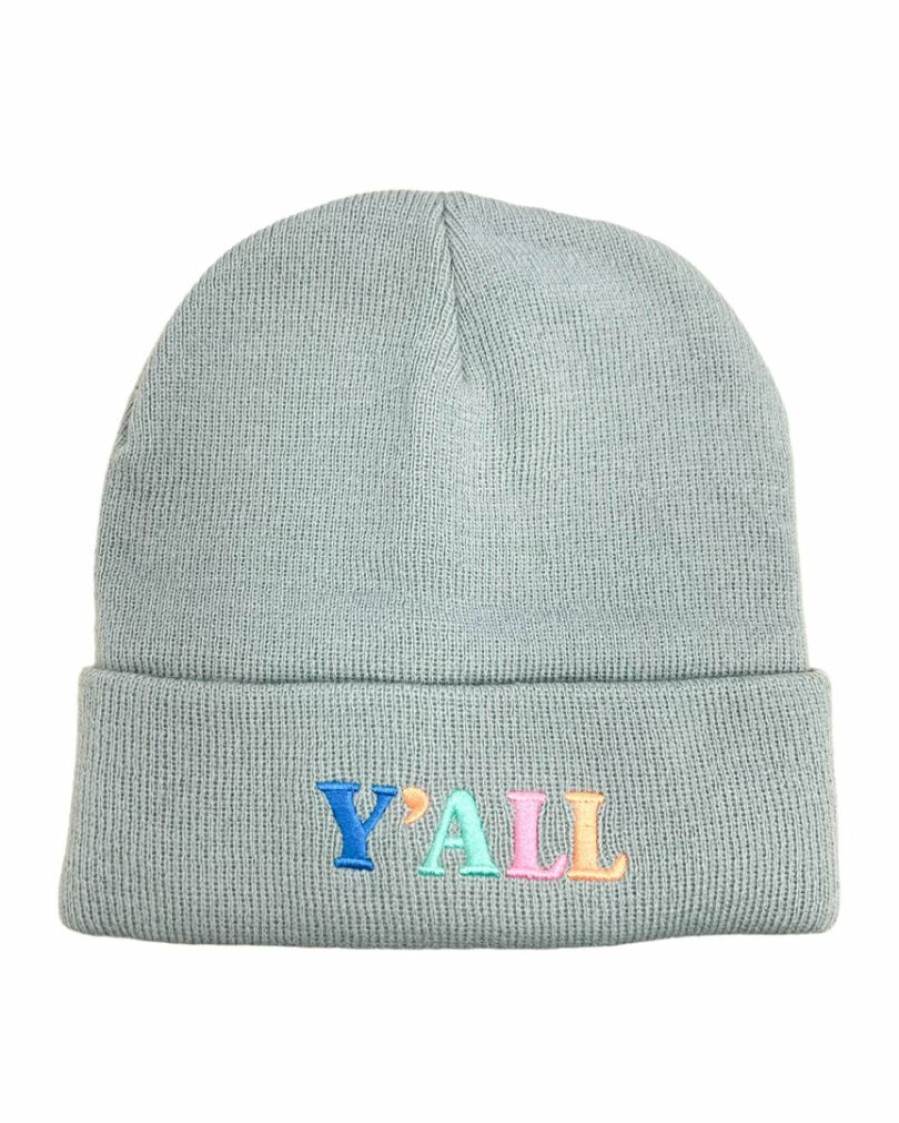 Gameday * | Brand New Jadelynn Brooke Y'All Grey Beanie