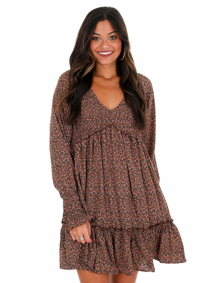 Clothing * | Coupon She + Sky Free Falling Print Dress Dresses