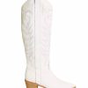 Gameday * | Promo Miim Inlay High Western Boots Footwear White