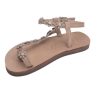 Shoes * | Best Reviews Of Footwear Rainbows Kids Delilah Flower Sandal Dark Brown