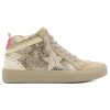 Shoes * | Buy Shushop Company Paulina Sneakers Gold Snake