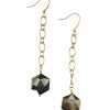 Gameday * | Top 10 Jewelry Geometric Metallic Dangle Earrings