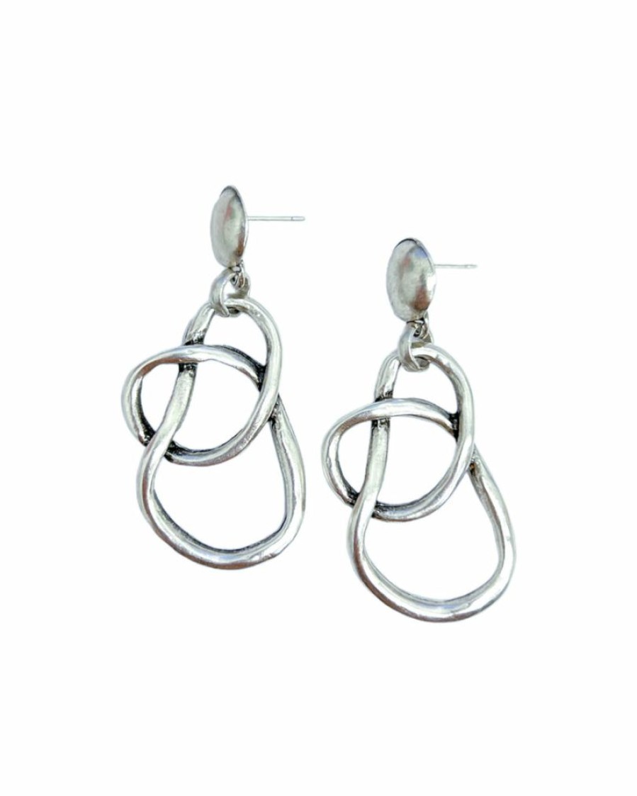 Gameday * | Best Sale Avance Sirius Silver Earrings