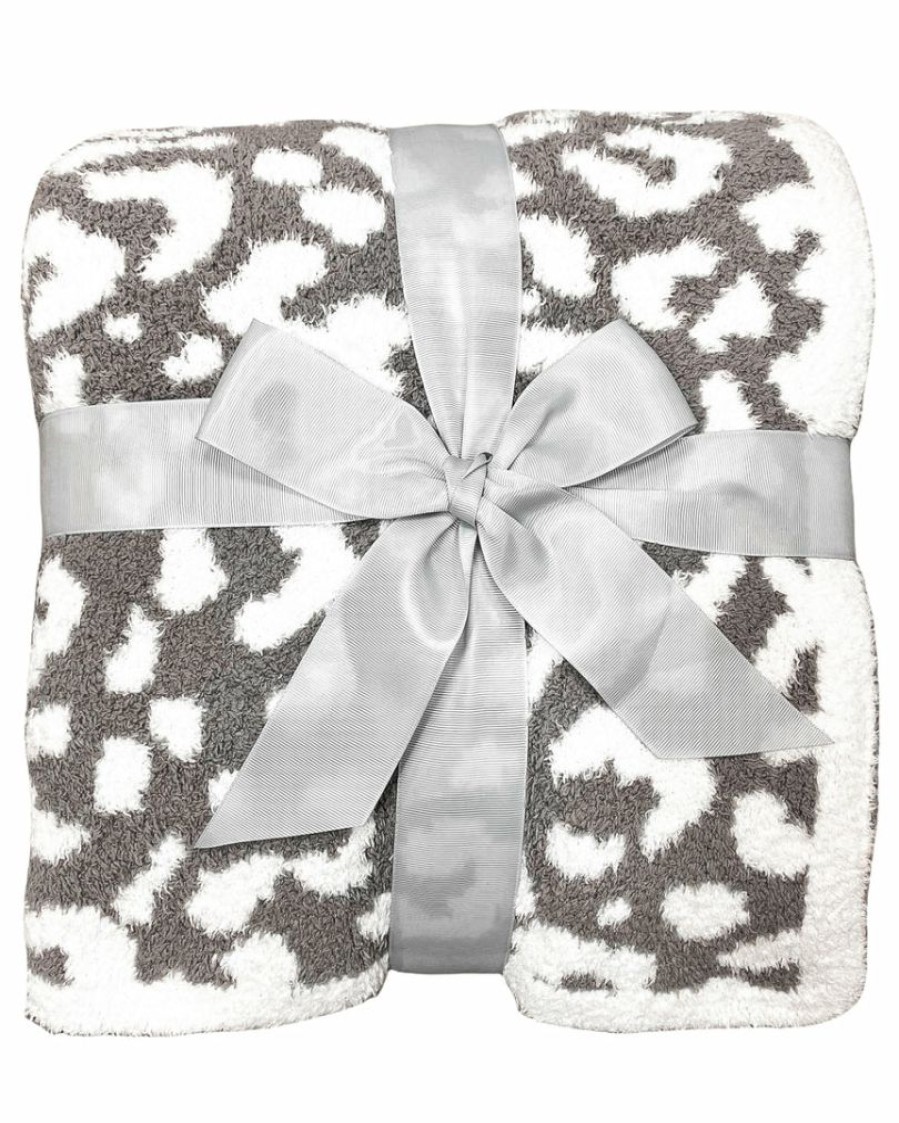 Gameday * | Best Deal Josie'S Boutique Jumbo Plush Leopard Blanket December Steal Josie'S Blankets