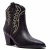 Shoes * | Top 10 East Lion Corp Booties Zane Western Ankle Bootie Black