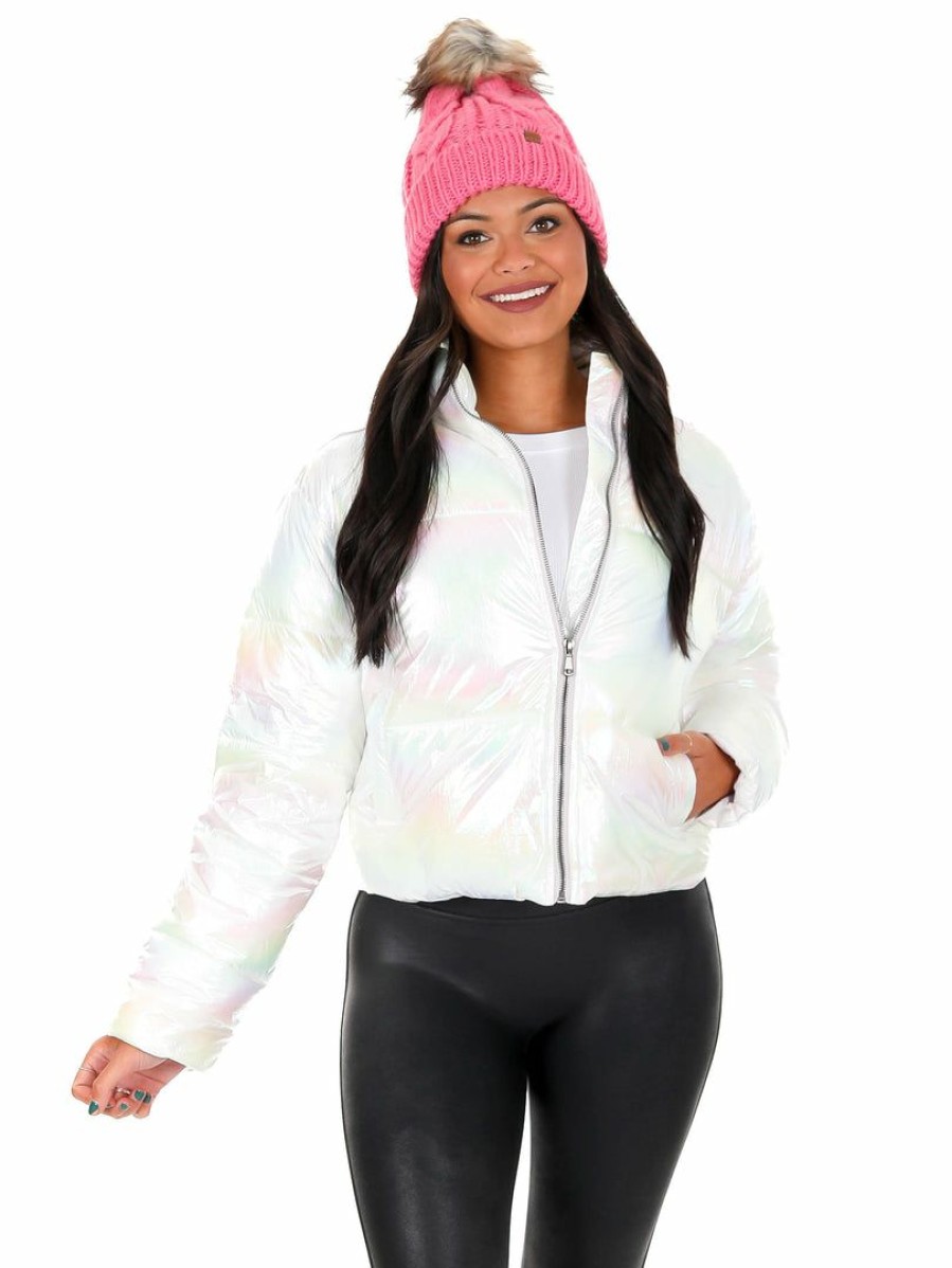 Clothing * | Best Reviews Of Hyfve Outerwear Back To Me Puffer Jacket Chrome