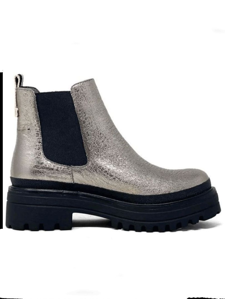 Shoes * | Hot Sale Shushop Company Yaneth Booties Silver