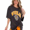 Gameday * | Brand New Pressbox Oversized Tee Collection Tennessee Winnie Oversized Tee Black