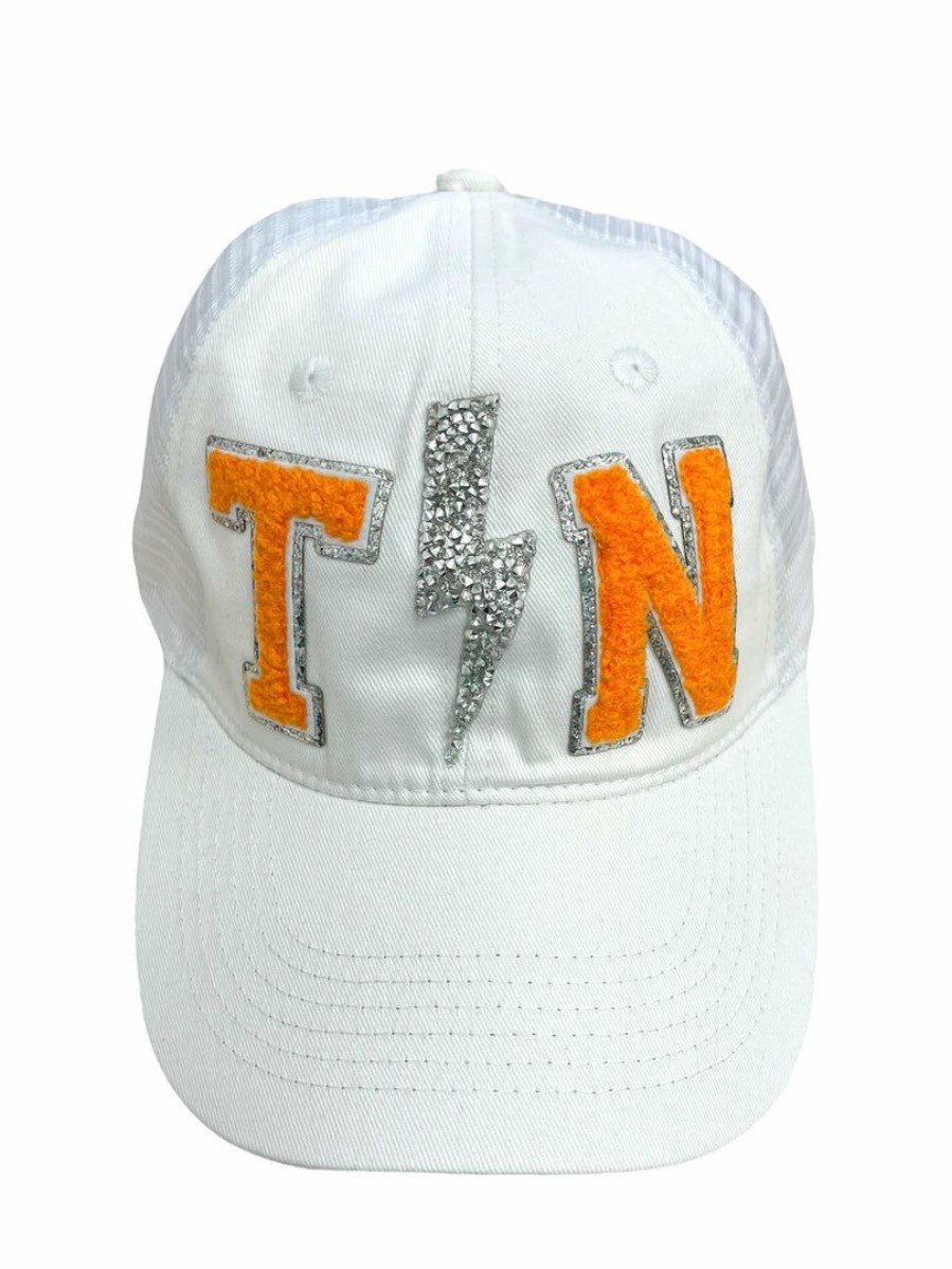 Gameday * | Hot Sale Josie'S Boutique Tn Silver Lightning Bolt Hat Gameday