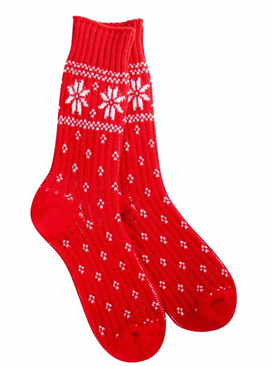 Gameday * | Best Pirce World'S Softest Socks Weekend Collection Holiday Sweater Crew Fair Isle