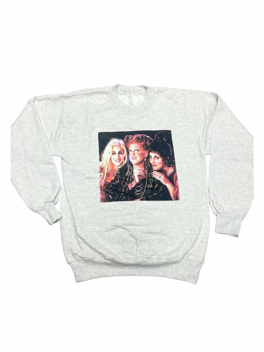 T-Shirts * | Outlet Charlie Southern Sanderson Sister Sweatshirt Heather Grey